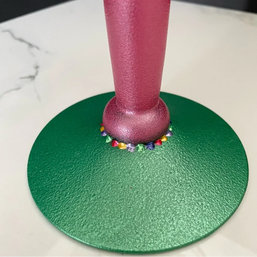 Jumbo Smithereens Margarita Glass Painted by Vikki